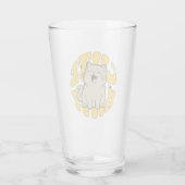 Süße Katzen Glas Tasse (Rückseite)