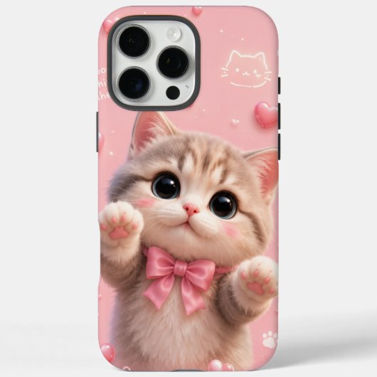 Süße Katzen-Handyhülle Case-Mate iPhone Hülle (Rückseite)