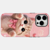 Süße Katzen-Handyhülle Case-Mate iPhone Hülle (Rückseite (Horizontal))