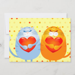 Süße Katzen in Liebe, Einladung