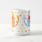 Süße Katzen in Liebe, Tasse (Mittel)