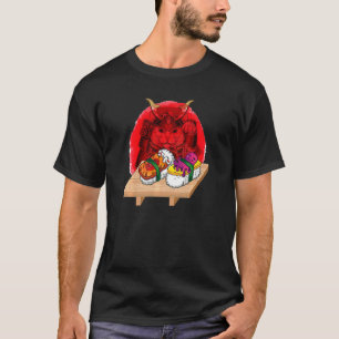 Süße Katzen Japanische Nigiri Süße Katze Liebt Sus T-Shirt