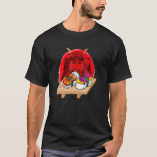 Süße Katzen japanische Nigiri süße Katze liebt Sus T-Shirt