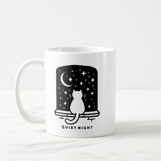 Süße Katzen-Kaffeetasse Kawaii Gemütliches Geschen Kaffeetasse (Links)