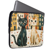 Süße Katzen Laptopschutzhülle (Vorne Rechts)