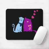 Süße Katzen lieben Design Mousepad (Mit Mouse)