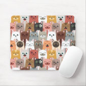 Süße Katzen-Mauspad Mousepad (Mit Mouse)