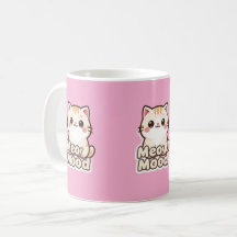 Süße Katzen-Miau-Stimmung-Tasse