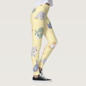 Süße Katzen-Muster-Leggings Leggings (Rechts)