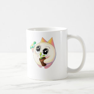 Süße Katzen-Pflanzenliebhaber-Cartoon-Tasse Kaffeetasse