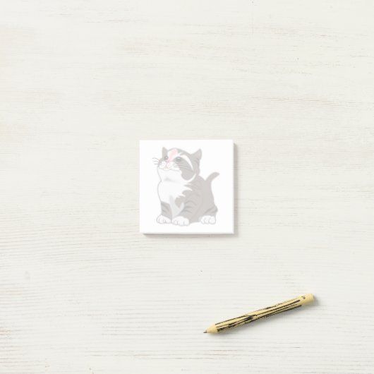 Süße Katzen Post-it® Notizen (Auf Schreibtisch)