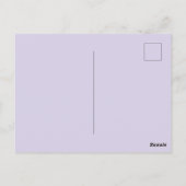 Süße Katzen-Postkarte Postkarte (Rückseite)