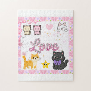 süße Katzen Puzzle