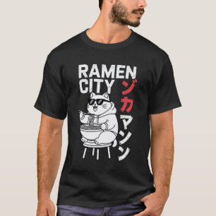 Süße Katzen-Ramen für Männer T-Shirt