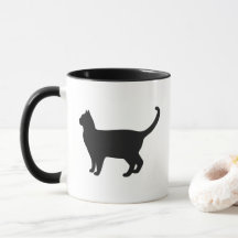 Süße Katzen-Silhouette