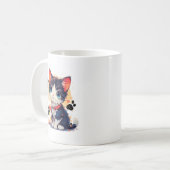 Süße Katzen-Tasse Kaffeetasse (Vorderseite Links)