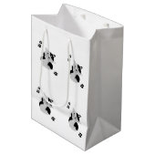 Süße Katzen-Tasse Mittlere Geschenktüte (Vorderseite Schrägansicht)