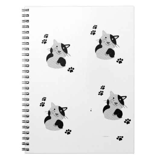 Süße Katzen-Tasse Notizblock (Vorderseite)