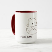 Süße Katzen-Tasse Tasse (Vorderseite Links)