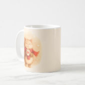 Süße Katzen-Weihnachts-Tasse Wrap Kaffeetasse (Vorderseite Links)