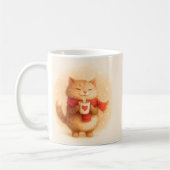 Süße Katzen-Weihnachts-Tasse Wrap Kaffeetasse (Links)