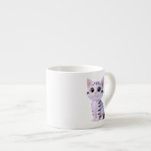Süße Katzenfigur, Espressotasse (Vorderseite Rechts)