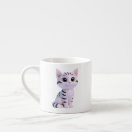 Süße Katzenfigur, Espressotasse