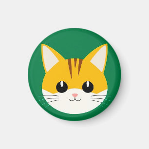 Süße Katzenillustration Magnet