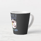 Süße Katzenkaffee-Illustration der Ruhe Milchtasse (Rechte Ecke)
