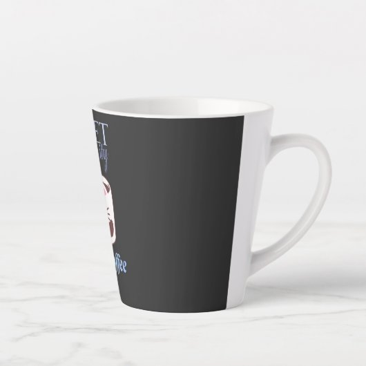 Süße Katzenkaffee-Illustration der Ruhe Milchtasse (Rechts)