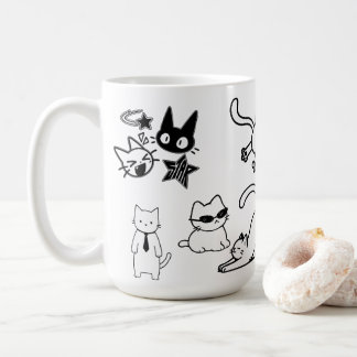 Süße Katzenkollektion – Niedliche Katzenfreunde Kaffeetasse