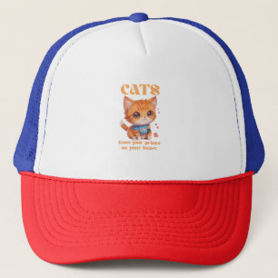 süße Katzenliebe Truckerkappe