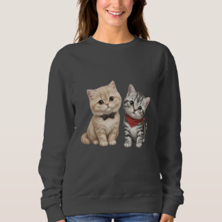 Süße Katzenliebhaber Hoodie