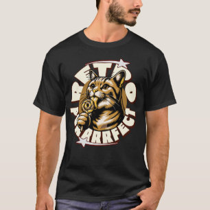 Süße Katzenliebhaber Retro Lutscher T-Shirt