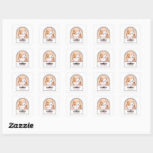 Süße Katzenliebhaber Sticker | Katzenmutter (Blatt)