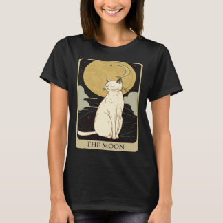 Süße Katzenliebhaberin, Mond-Tarotkarte, Katzen-Ta T-Shirt