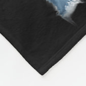 Süße Katzenmuster-Denim-Patchwork-Lustiger Katzenl Fleecedecke (Ecke)