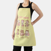 Süße Katzenmutter Cartoon-Geschenk für Mutter Schürze (InSitu)
