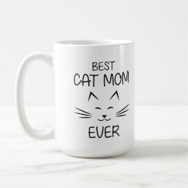 Süße Katzenmutter jemals Typography Illustration G Kaffeetasse