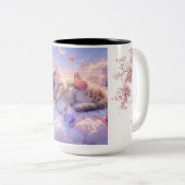 Süße Katzenmutter Kaffeetasse (VorderseiteRechts)