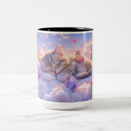 Süße Katzenmutter Kaffeetasse