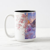 Süße Katzenmutter Kaffeetasse (Links)