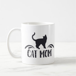 Süße Katzenmutter Kätzchen Kitty Katzen Verrückte Kaffeetasse