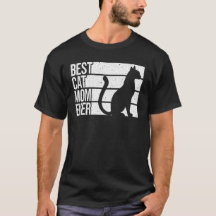 Süße Katzenmutter-Kunst für Frauen Mädchen Katzen  T-Shirt