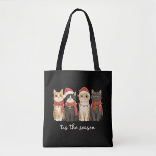 Süße Katzenmutter Weihnachten Katzenliebhaber Gesc Tasche