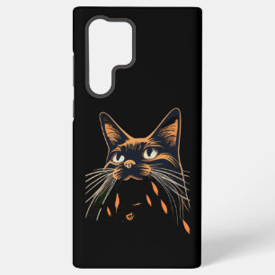 Süße Katzensichtungen Lustiger Katzenliebhaber Hum Samsung Galaxy Hülle