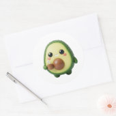 Süße Kawaii 3D Avocado Aufkleber (Umschlag)