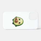 Süße Kawaii 3D Avocado Aufkleber Case-Mate iPhone Hülle (Rückseite (Horizontal))
