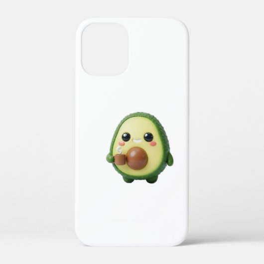 Süße Kawaii 3D Avocado Aufkleber Case-Mate iPhone Hülle (Rückseite)