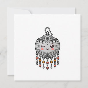 Süße Kawaii Amazigh Marokkanische Silber Ohrring A Einladung